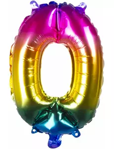 Balon foliowy wielokolorowy 35 cm