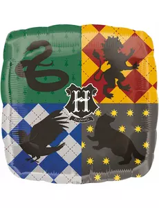 Balon foliowy z herbem Harry Potter™ Domy Hogwartu 43 x 43 cm