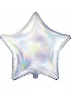 48cm opalizujący balon foliowy w kształcie gwiazdy
