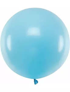 60cm niebieski gigantyczny balon lateksowy