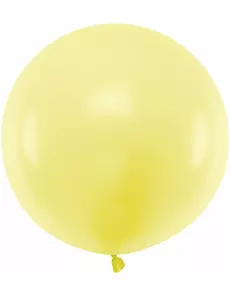 60cm żółty gigantyczny balon lateksowy