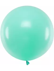 Miętowy Olbrzymi Balon Lateksowy 60cm