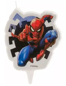 Świeczka urodzinowa Spiderman™ 7,5cm