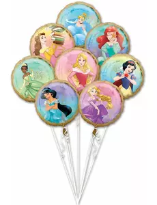 Bukiet 8 Balonów Foliowych Disney Princess™