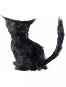 Czarny Kot 12cm Halloween