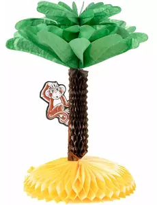 Hawajska ozdoba środkowa z liści palmowych 33 cm