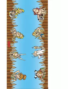 Bieżnik na stół z tkaniny Asterix™ 3 m