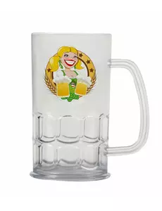 Przezroczysty kufel do piwa 14cm Oktoberfest