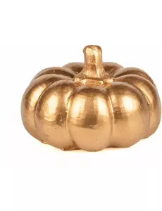 Złota dynia żywiczna 6,5 cm