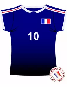 Dekoracja ścienna z jerseyu we Francji