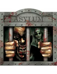 Dekoracja ścienna - azyl na Halloween