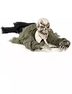 Halloweenowa animowana dekoracja szkieletu światłem i dźwiękiem