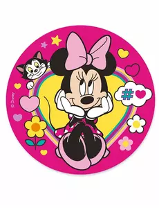 Krążek waflowy Minnie™ różowy 20 cm