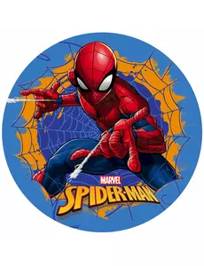 Niebieski dysk waflowy Spiderman™ 20cm
