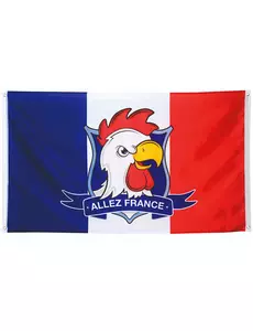 Flaga kibica Allez Francja 90 X 150 cm