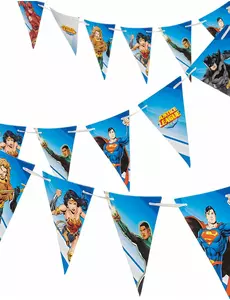 Girlanda z proporczyków Justice League™ 2 m