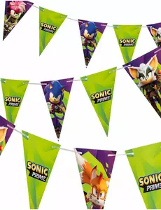 Sonic Prime 2m Banner Pennant Banner