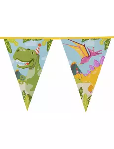 Girlanda proporczyków Dino Party 6m