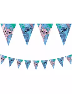 Papierowa girlanda z flagami Stitch™ 230 cm