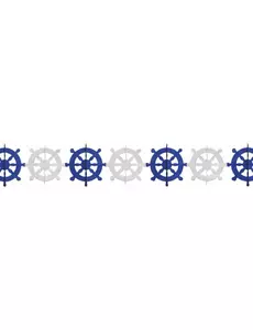 Papierowa girlanda Sailor Rudders 3 metry