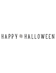 Wesołego Halloween girlanda pajęczyna 180 cm