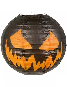 Papierowa Latarnia Przerażająca Dynia 25cm