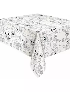 Obrus z tworzywa sztucznego Mapa skarbów piratów 137 x 213 cm