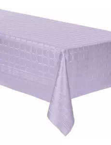Liliowy papierowy obrus w rolce, wzór damask, 6 m