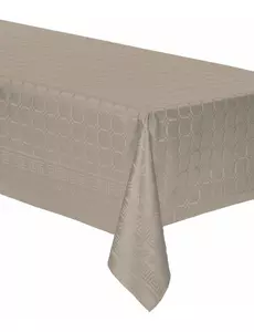Obrus w rolce z papieru damask, kolor taupe, 6 m