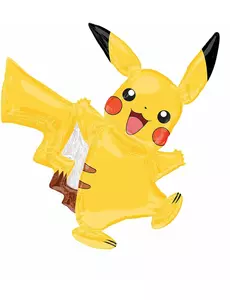 Mały balon foliowy Pikachu Pokémon™ 27 x 33 cm