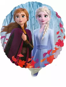 Mały okrągły balon foliowy Frozen 2™ o średnicy 23 cm