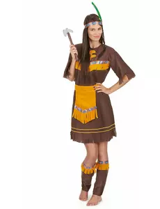 Dopasowany strój indiański damski, Rozmiar: Medium/Large