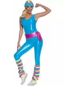 Damski kostium Barbie™ do aerobiku, Rozmiar: Large