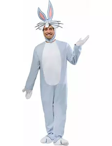 Klasyczny kostium Królika Bugsa™ Looney Tunes dla dorosłych, Rozmiar: Large