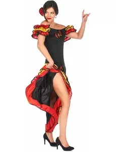 Kostium tancerki flamenco dla kobiet, Rozmiar: Small