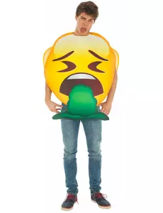 Kostium Emoji vomito™ dla dorosłych