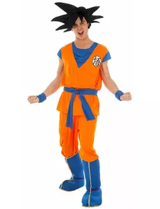 Kostium Goku Saiyan Dragon Ball Z™ dla dorosłych, Rozmiar: Large