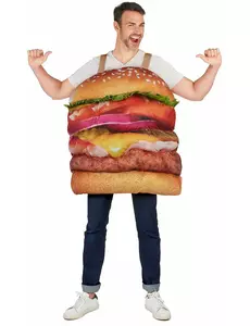 Realistyczny kostium burgera dla dorosłych