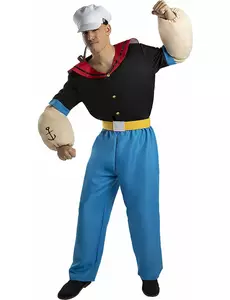 Kostium Popeye™ Duży rozmiar dla dorosłych