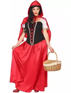 Kostium długi kapturek damski, Rozmiar: X-Small/Small