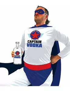 Kostium Super Kapitan Wódka