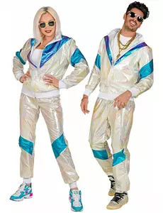Holograficzny kostium dresowy plus size, Rozmiar: XX-Large