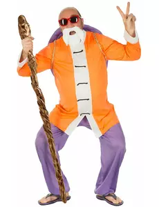 Kostium Mistrz Roshi Dragon Ball™ dla mężczyzn, Rozmiar: Large