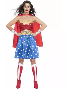 Klasyczny kostium Wonder Woman™ dla kobiet, Rozmiar: Small