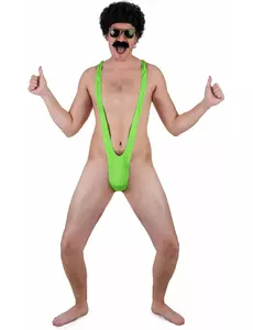 Neonowy zielony Mankini