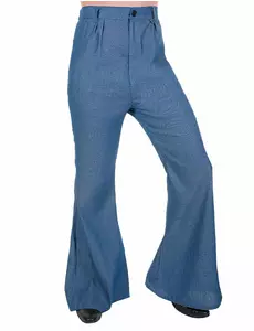 Męskie spodnie jeansowe Color Bell Bottom Disco, Rozmiar: Medium