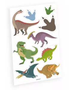 Tymczasowe tatuaże z gigantycznymi dinozaurami