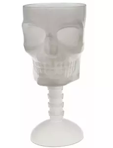 Szkło fosforyzujące czaszka 18 cm