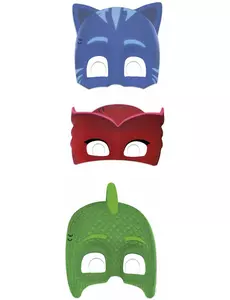 6 Kartonowych masek na twarz PJ Masks™