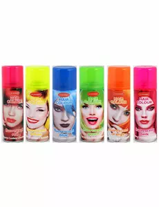 Neonowy lakier do włosów 125ml, Kolor: Fluorescencyjny żółty